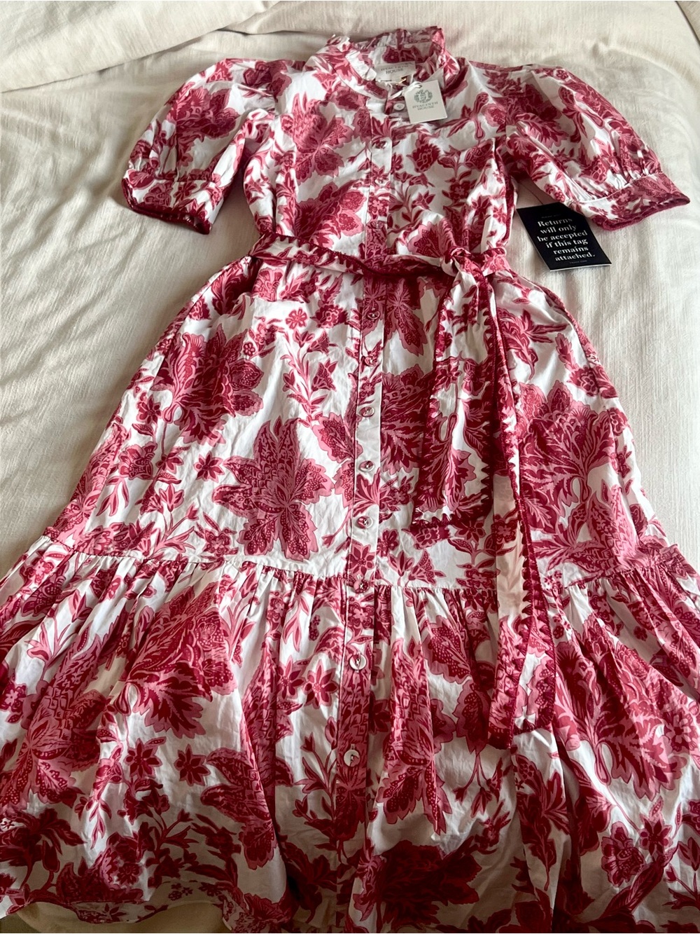 HYACINTH HOUSE Deep Rose Floral Maxi Dress - Picture 8 of 9